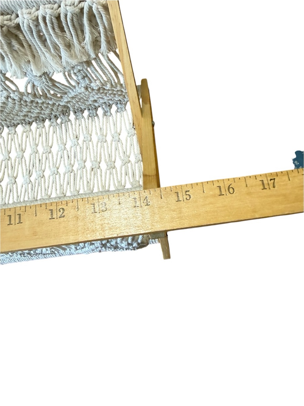 Macrame Magazine Holder Rack Boho Storage Standing Rack Book Newspaper Decor - Picture 12 of 14